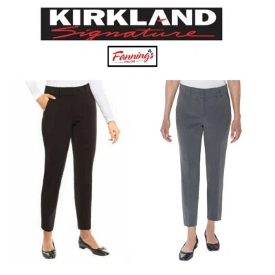  Pantalón corto ajustado Kirkland Signature para dama, entrepierna de 27 pulgadas - C45 Foto 1 de 4
