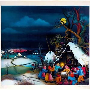 Litografía De Markotic Imprimir Original Arte Colección Diseño 54x48, 5cm - Picture 1 of 1