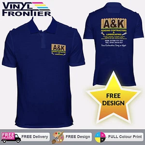 Custom Printed Polo Shirts - Personalised Workwear Polo Shirts - Picture 1 of 1