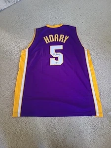 Robert Horry LA Lakers Signed Custom Jersey With Beckett COA J000024 - Picture 1 of 4