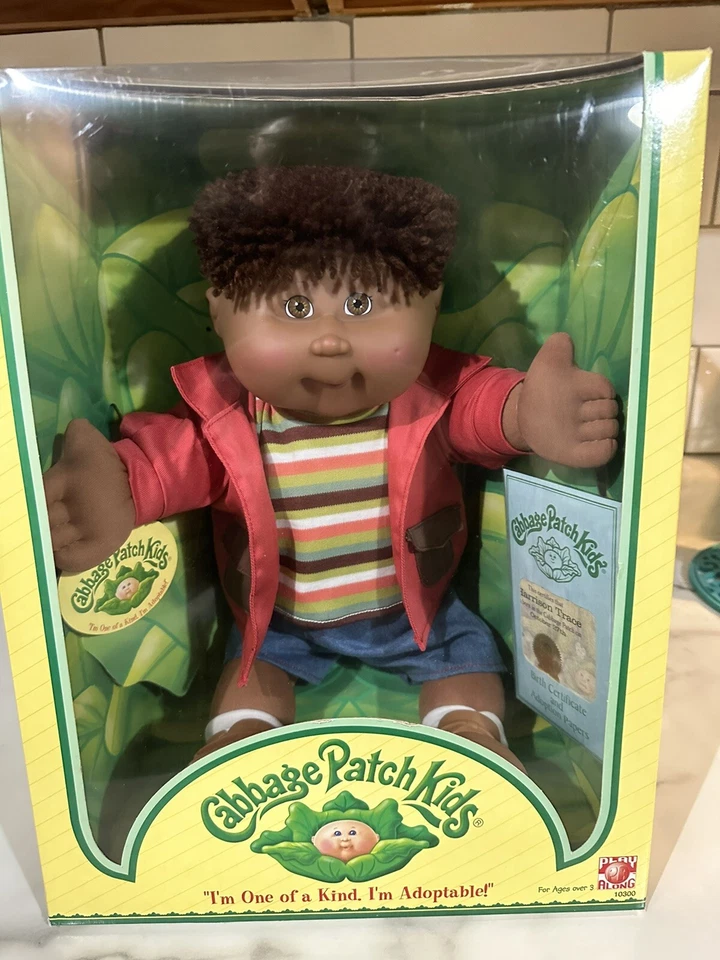 Raro 2004 Cabbage Patch Kid menino afro-americano Harrison Trace 27 de outubro - Imagem 1 de 4