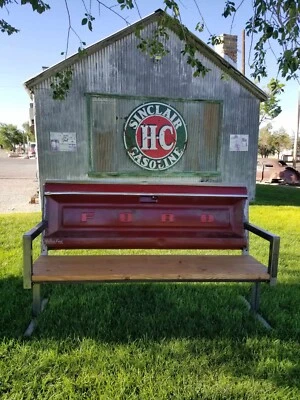 New 1980s Red Ford Tailgate Bench. Made in Santaquin Utah, January 2024 - Image 1 of 4