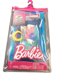 Barbie MUNDO JURÁSICO Paquete de Moda TOTALMENTE NUEVO - Imagen 1 de 6
