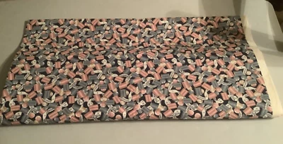 Vintage-Fabric Traditions Fabric~1993 Copyright N.T.T.~Thread, Buttons 3yds-42"w - Image 1 of 4