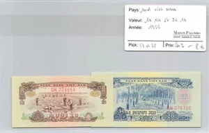 South Vietnam - 10 Xu And 20 Xu - 1966 - Pick 37 And 38 - No. QN224654/KN076706 - Imagen 1 de 2