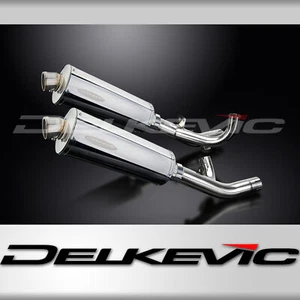 Yamaha VMAX 1700 2009-2020 Slip On 14" Oval Stainless Exhaust Muffler Kit - Picture 1 of 5