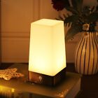 3 Modes Battery Powered Small Table Lamp,Bedside Lamp Wireless PIR Motion Sen...