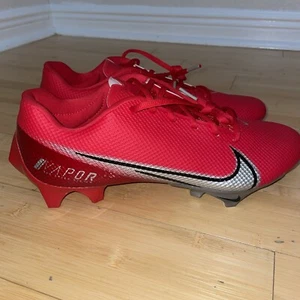 Nike Vapor Edge Speed 360 Ohio State PE Red Football Cleat Mens Size 10.5 WIDE - Picture 1 of 12