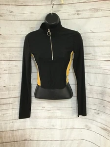 Forever 21 Women’s Active Top Long Sleeve ½ Zipper Front Size S Small - Picture 1 of 4