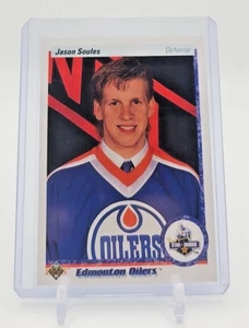 1990-91 Upper Deck Jason Soules Rookie Edmonton Oilers #75 - Picture 1 of 1