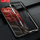 Étui pare-chocs en aluminium métal aluminium Luphie pour iPhone 11 Pro XS Max XR 8 7 Plus