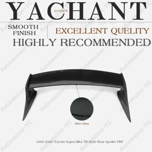 FRP tr-Style Rear Spoiler Tail For 1993-2002 Toyota Supra MK4 Trunk Wing - Bild 1 von 12