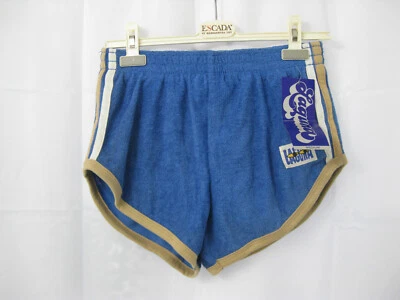 1970s Laguna Terry Swim Trunks Blue USA NWT Size Medium 32/34 - Image 1 of 4