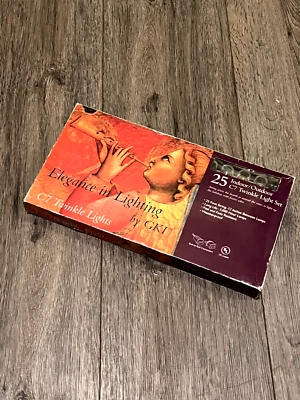 2 Boxes Twinkle Lights Christmas Elegance In Lighting Set of 25 and 1 extra NEW - Image 1 of 4