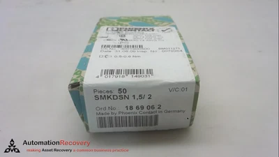 PHOENIX CONTACT 1869062  TERMINAL BLOCK CONNECTORS,, NEW #263700 - Image 1 of 4