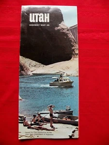 Mapa oficial vintage del Departamento de Carreteras de UTAH 1969 - Imagen 1 de 2