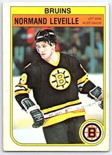 1982-83 O-Pee-Chee Normand Leveille Boston Bruins #13