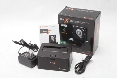 Thermaltake BlacX 2.5” 3.5” SATA HDD Sata USB 2.0 Docking Station N0028USU R11 - Image 1 of 4