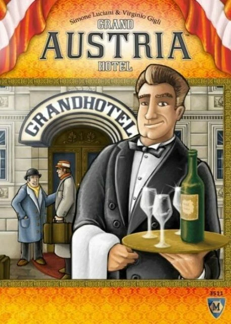 Grand Austria Hotel Board Game by Mayfair Games MFG3511