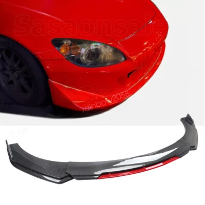 Carbon Style For 04-09 Honda S2000 Front Bumper Lip Spoiler Splitter Body Kit - Изображение 1 из 4