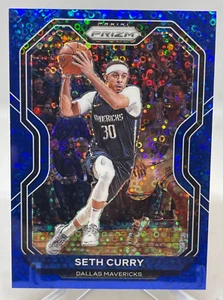 Seth Curry 2020-21 Panini Prizm Fast Break Discoteca Blu Prizm #068/175 Mavericks - Foto 1 di 5