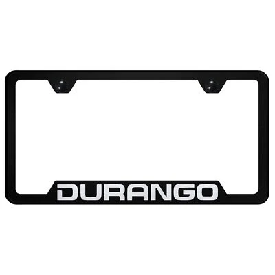 Dodge Durango Laser Etched Logo Cut-Out License Plate Frame - Image 1 of 2