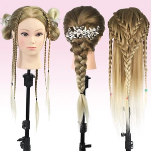 26" Übungskopf Frisierkopf Friseur Perückenkopf Puppenkopf Friseurausbildung DE - Bild 1 von 12