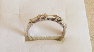 Women's Size 6 Marked Cubic Zirconia .925 Ring Thailand 1.66 Grams (PSJ) - Picture 1 of 9