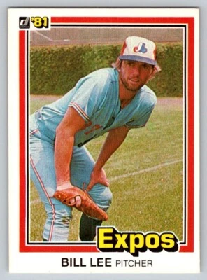 1981 Donruss - #211 Bill Lee - Image 1 of 2