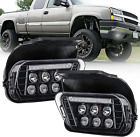 LED Fog Lights with DRL Compatible for Chevy Silverado 1500/2500HD/3500HD 2003 2