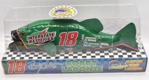 Bobby Labonte Fish Fast bass #18 NASCAR Interstate Batteries 16" Collectibl - Picture 1 of 3
