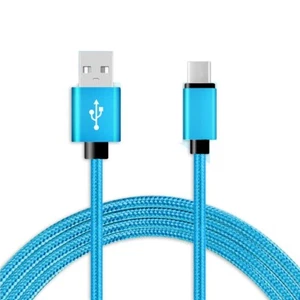 USB Type-C Cable for LG W41 Pro W41+ W41 Velvet 5G W31+ W31 W11 K92 Wing Blue - Picture 1 of 7