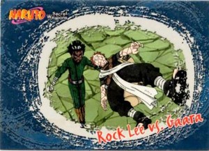INKWORKS - NARUTO NINJA SECRET WEAPONS P-i ROCK LEE VS PROMO INSERT CARD 2007