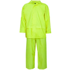 DAMEN REGENANZUG DAMEN WASSERDICHT WEAR MAC SET PVC MANTEL JACKE HOSE OVERALL - Bild 1 von 11