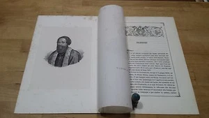 1850 Ritratto con Articolo: Giuseppe Joseph Pitton de Tournefort, Botanico - Picture 1 of 1