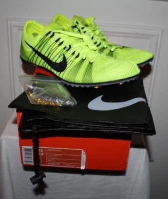 NUEVA CAJA Nike Zoom Victory 2 Puntas de Pista Talla Hombres 13 Mujeres 14.5 VOLT Amarillo Foto 1 de 4