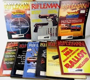 1988 (9) 1989 (1) Lot of 10 Vintage AMERICAN RIFLEMAN Magazines NRA Guns Hunting - Picture 1 of 9