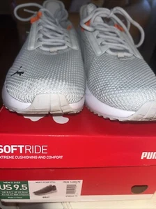 Puma Men's Sz 9.5 Star Vital Sneaker Shoe Gray Excellent Preowned Condition - Picture 1 of 11