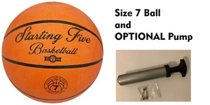 INDOOR OUTDOOR Cheap BASKETBALL FULL SIZE 7 pump optional - Picture 1 of 6