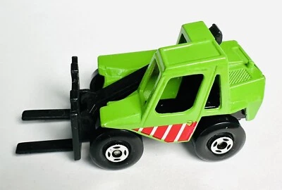 Carretilla elevadora Matchbox Superfast MB28 1990 verde lima juguete 1977 Foto 1 de 4