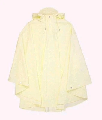 Rains Cape -  Size M - Mid-Length  Pastel Yellow  - Image 1 of 3