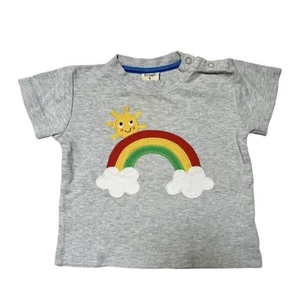 Camisa Frugi Orgánica Apliques Arco Iris Talla 6-12m - Imagen 1 de 7