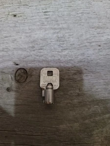 Unican Barrel Lock Key Pinball Soda Machine Fort Lock Alarm Tubular 03280 - Picture 1 of 3