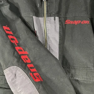 Snap On Tools Heavy Duty Hooded Canvas Quilted Interior Jacket 2XL Workwear - Picture 1 of 15