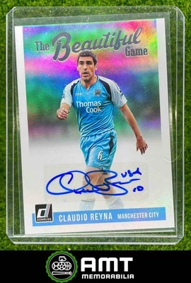 2018 Panini Donruss #BG-CR Claudio Reyna The Beautiful Game Auto Manchester City - Image 1 of 3