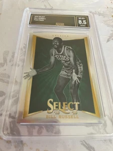 BILL RUSSELL CELTICS 2012 SELECT PRIZM # 144 GRADED 8.5 L@@@K - Picture 1 of 2