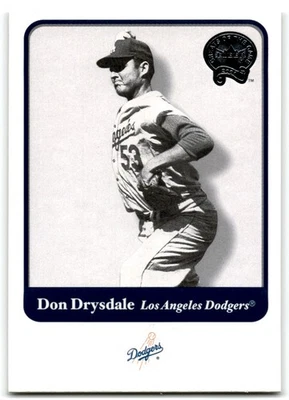 Fleer Greats of the Game 2001 Don Drysdale Los Angeles Dodgers #30 Foto 1 de 2