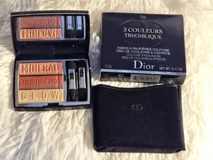 DIOR 3 Couleurs Tri(O)blique Trio of Colours & Effects Eyeshadow 733 Coral Glow - Picture 1 of 2