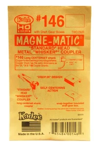 Kadee • 146 • Embrague #146 • Juego de centro largo Whisker estándar • 4 piezas - Imagen 1 de 2