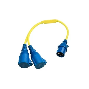 Victron Splitter 16A 250V CEE Steckerauf 2x CEE Kupplung Verteiler - Bild 1 von 2